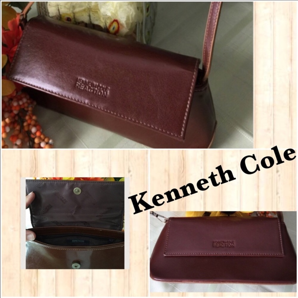Kenneth Cole Brown Leather Bag 9x4 of AWESOME!
