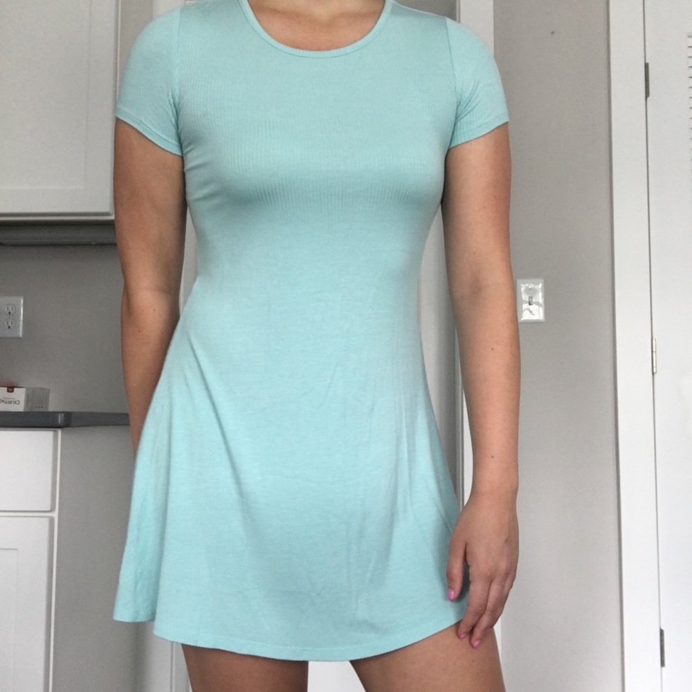 Open Back Mini Dress