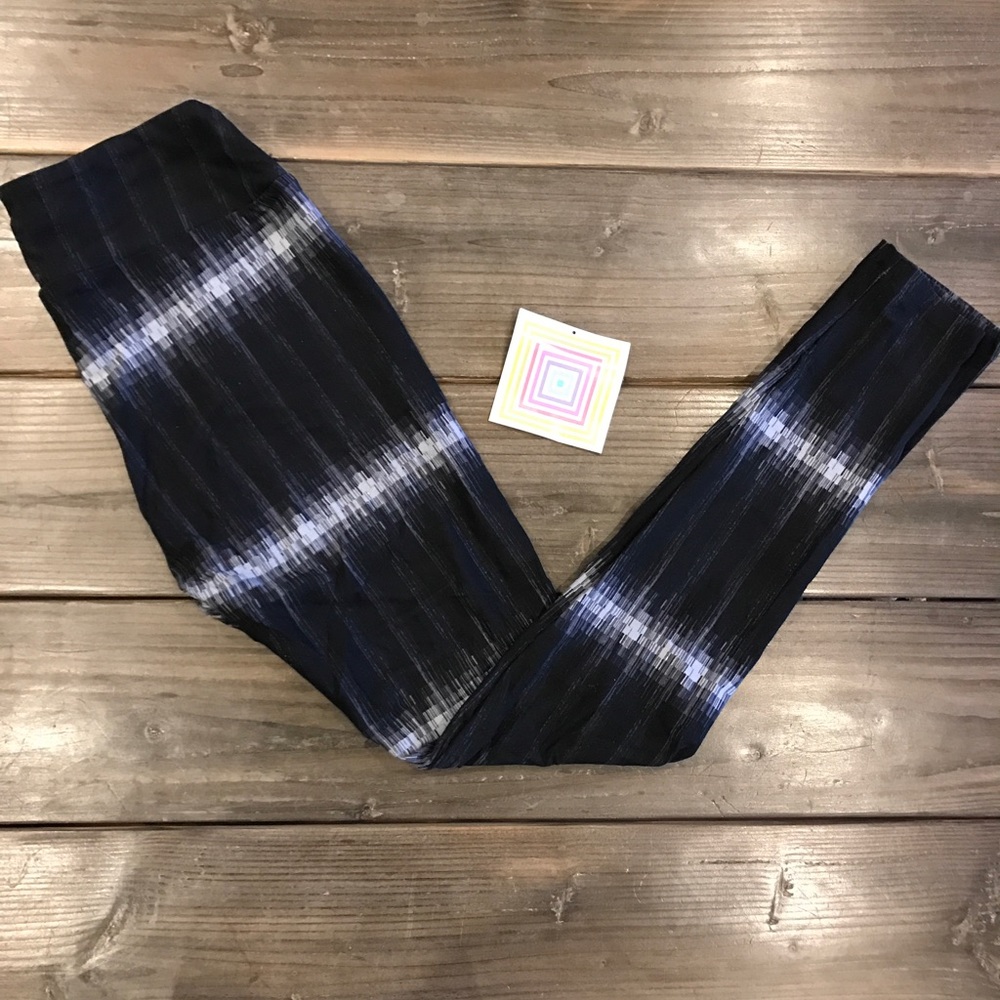 NEW OS black & gray LuLaRoe leggings