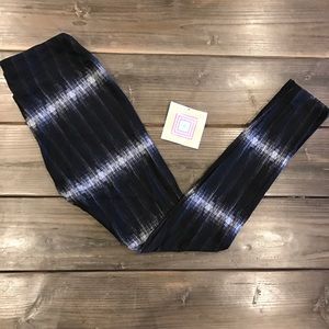 NEW OS black & gray LuLaRoe leggings