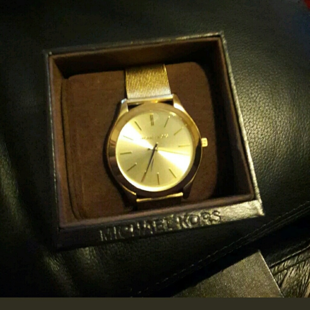 Authentic MK Gold watch
