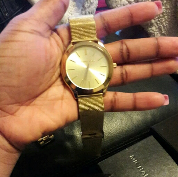Authentic MK Gold watch main image 4