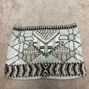 All Saints beaded skirt