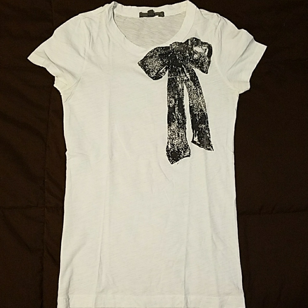 JCrew SS Bow Tee