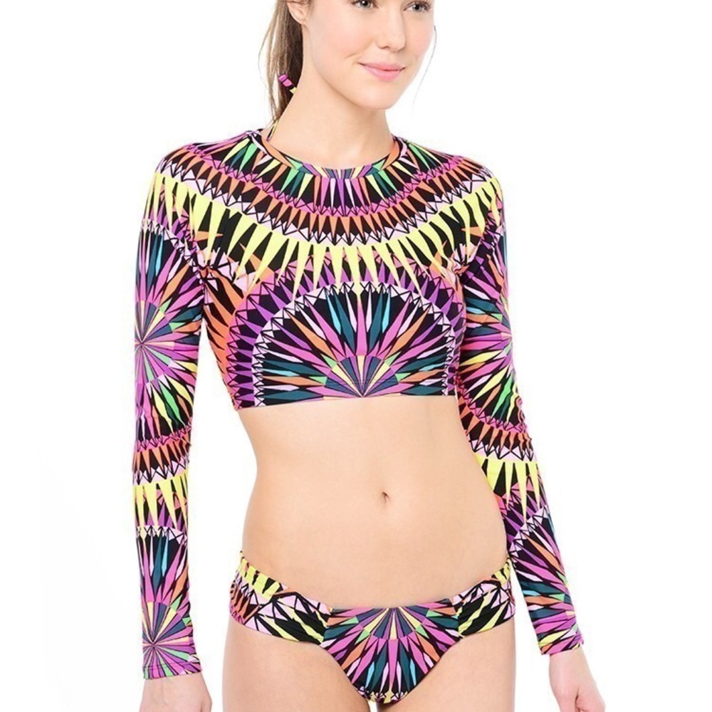 Mara Hoffman supernova rash guard top