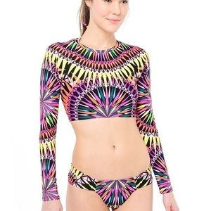 Mara Hoffman supernova rash guard top