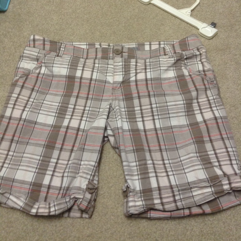 Plaid shorts