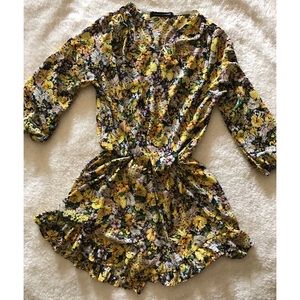 Bright floral FE romper