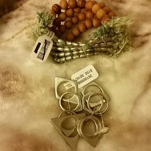 Free PeopleBracelet and Stackable Rings