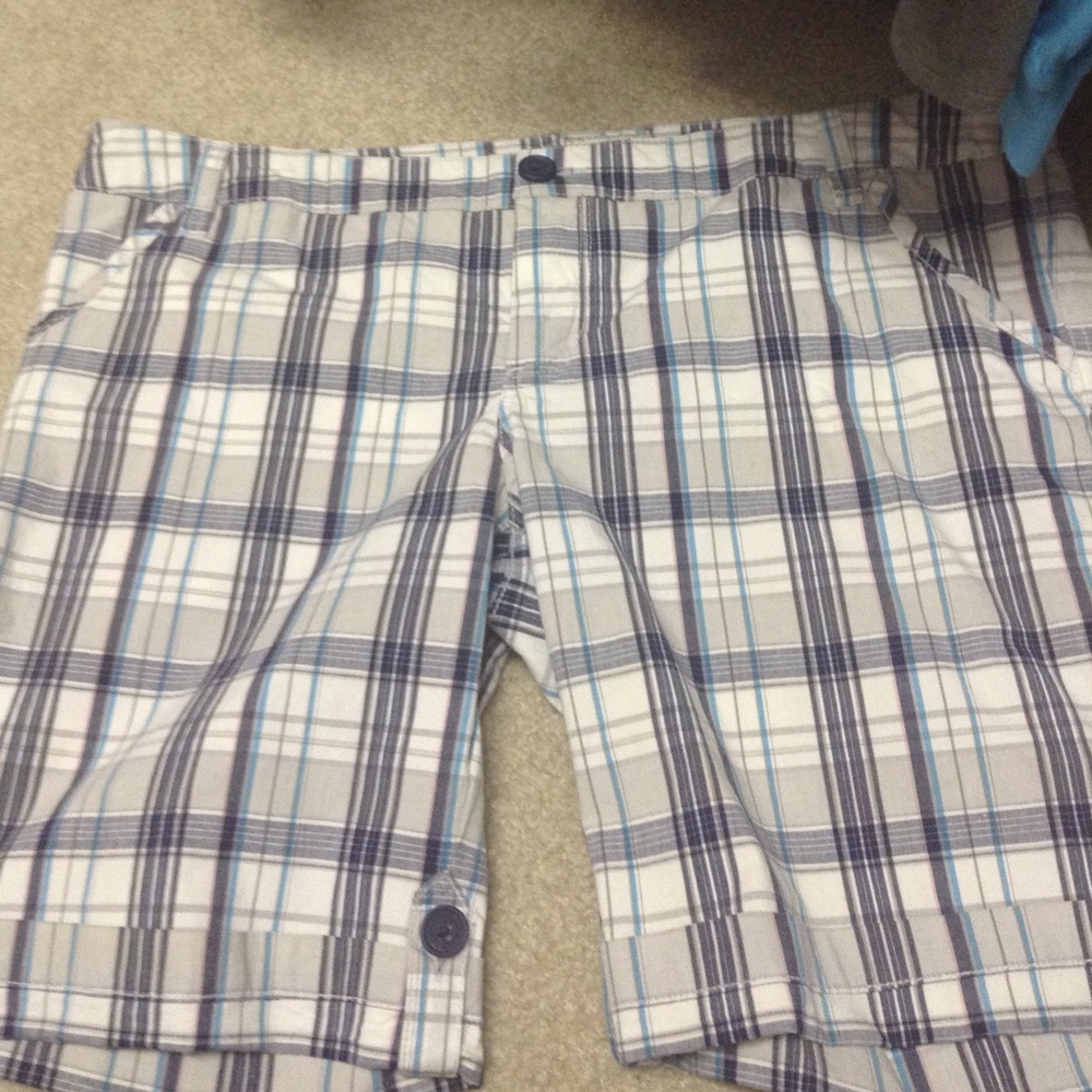 Plaid shorts