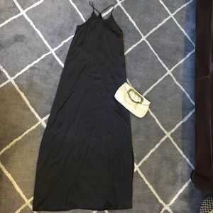 Theory Silk Black Gown