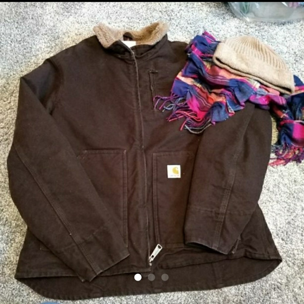 Carhartt jacket /hat/scarf