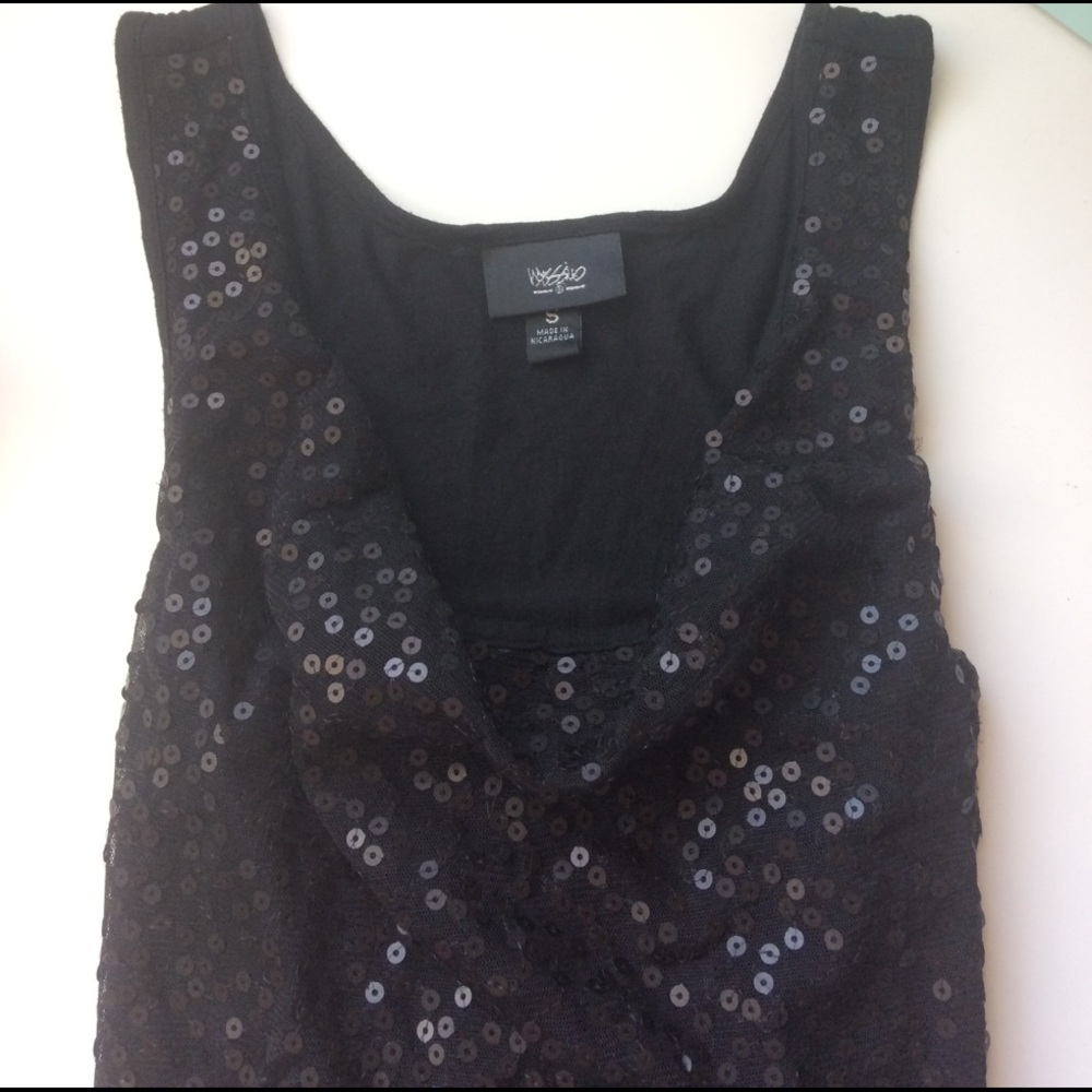 🥂 Mossimo Cowl Neck Sequin Top