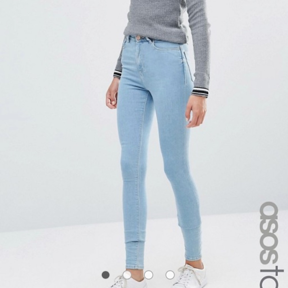ASOS Tall Ridley high waisted skinny jeans