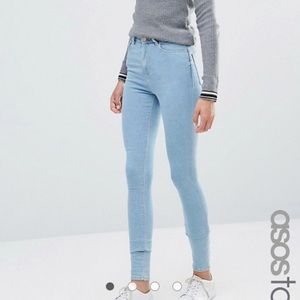 ASOS Tall Ridley high waisted skinny jeans