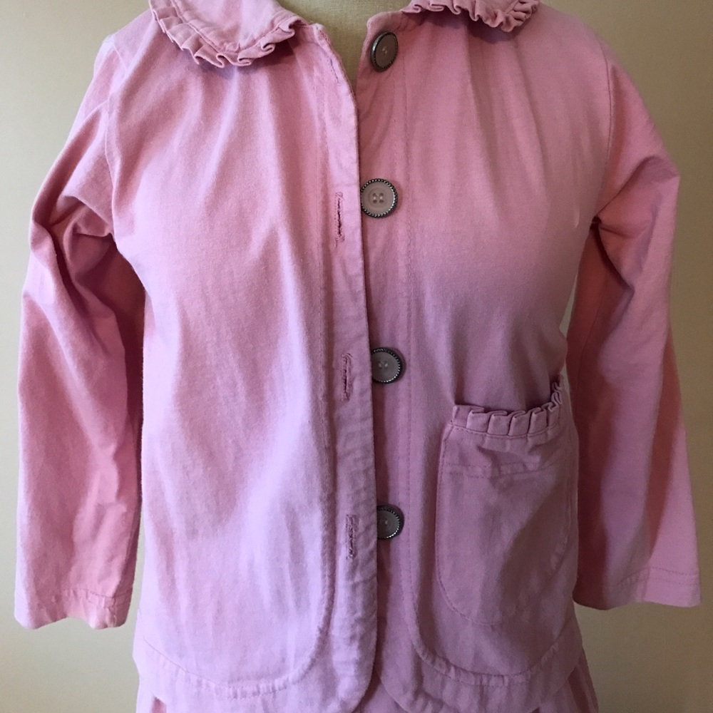 Puzzles Pink Cotton Jacket