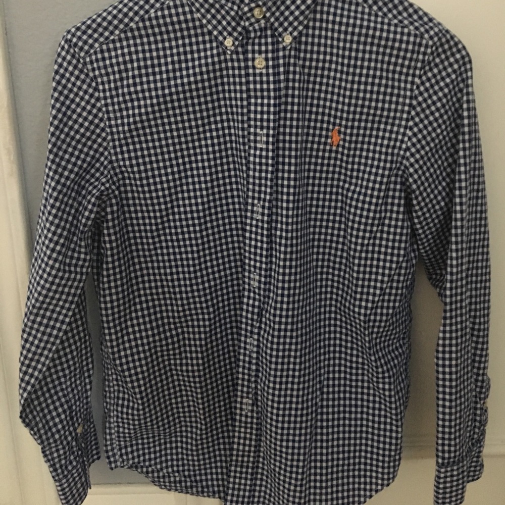 Boys polo button down