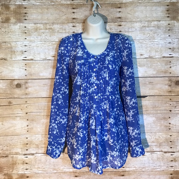 Motherhood Maternity Tops - Motherhood Maternity Floral Blouse Size Small long