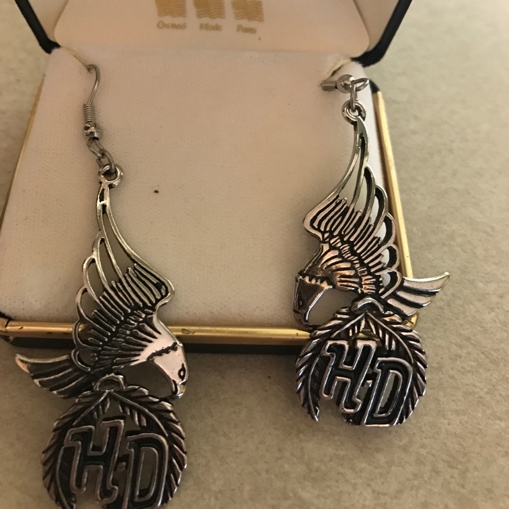 Harley Davidson earrings