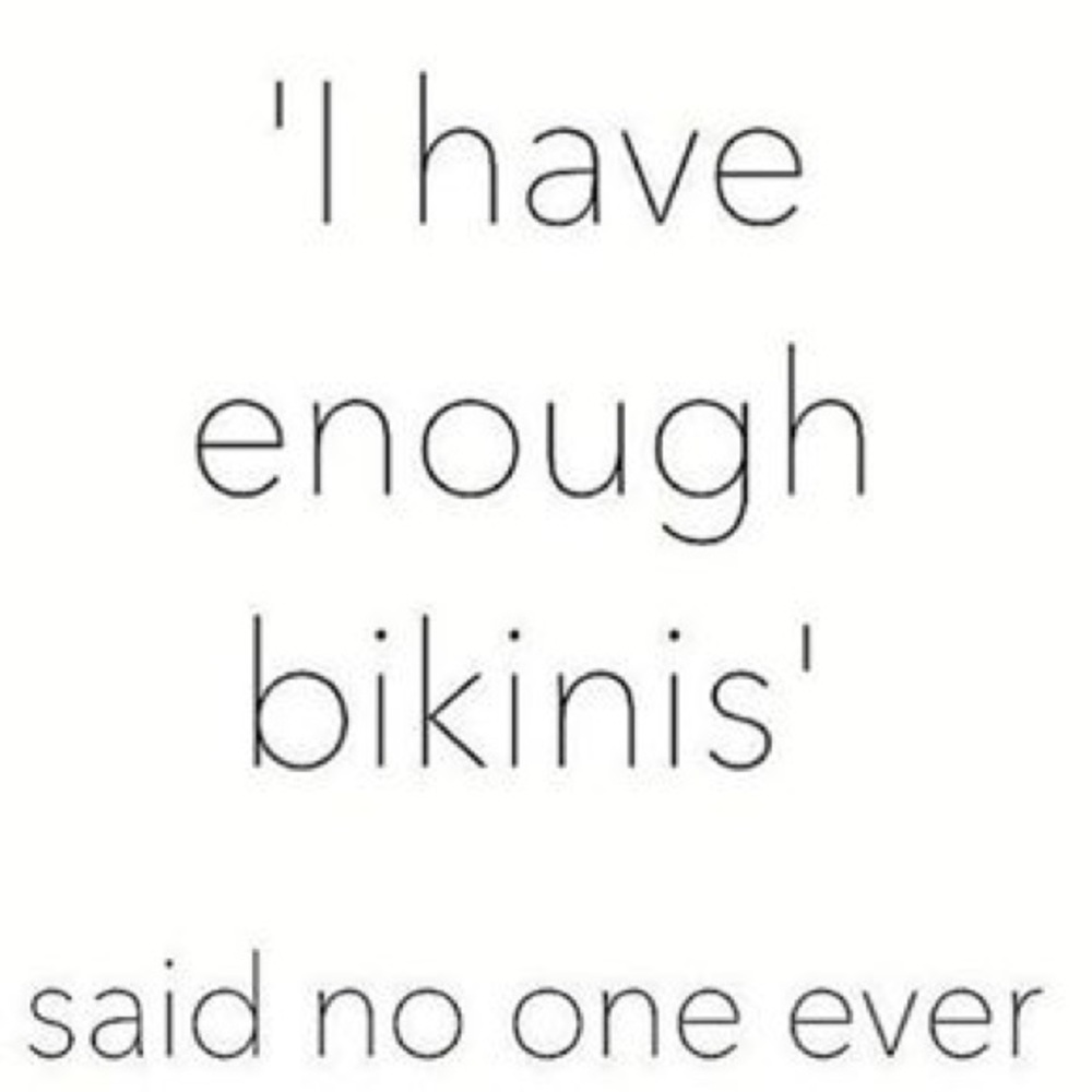 Bikini season is almost here! 👙☀️🕶🌴