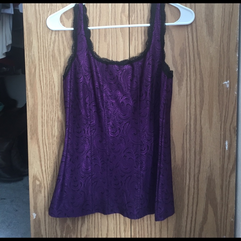 Purple tank