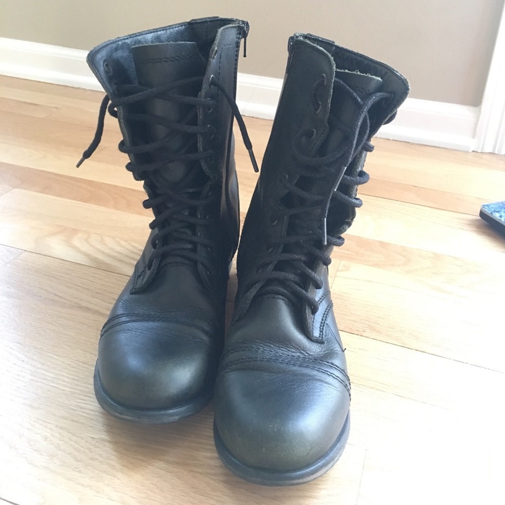 Black Combat Boots