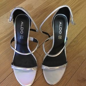 Silver Aldo shoes