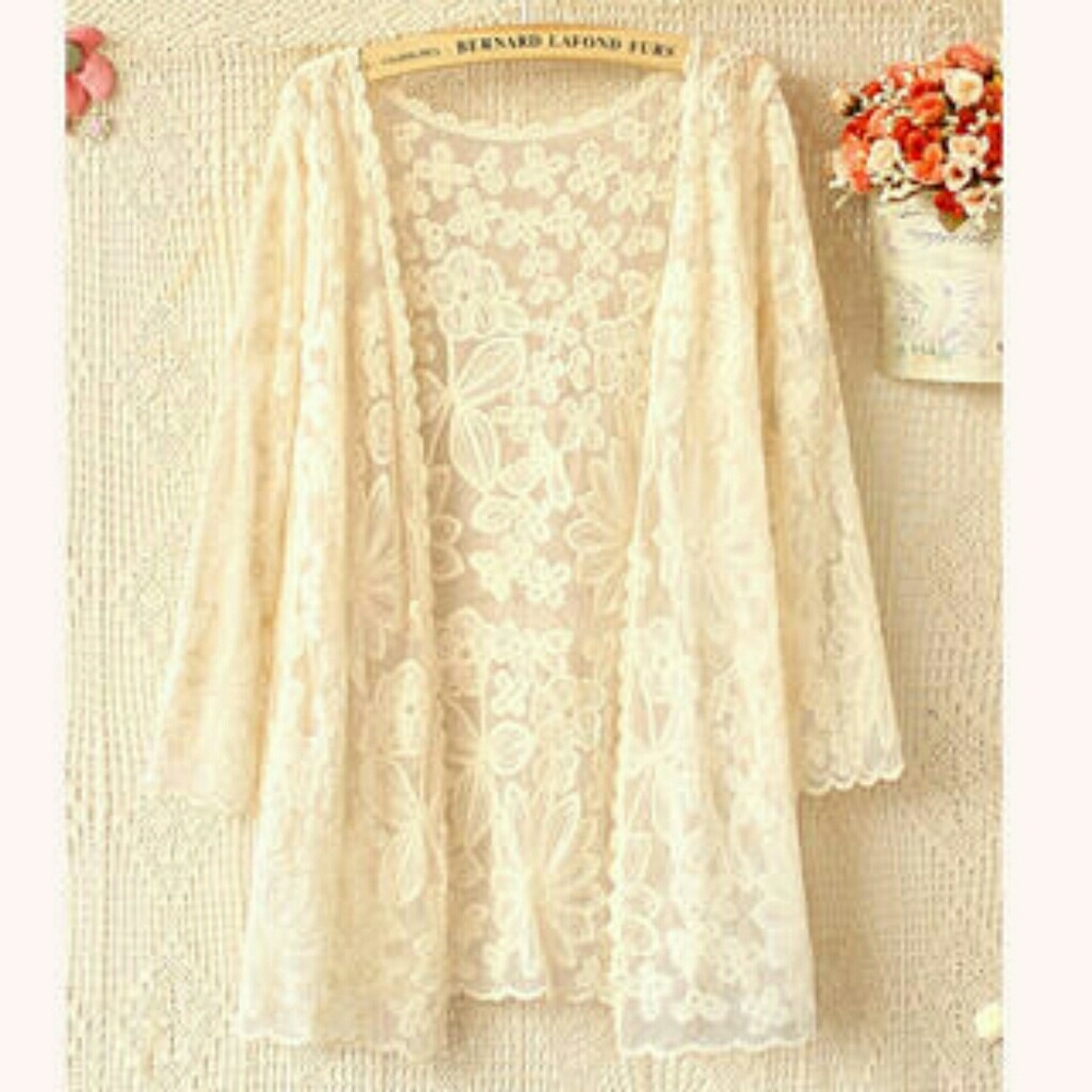 Floral Lace  Cardigan
