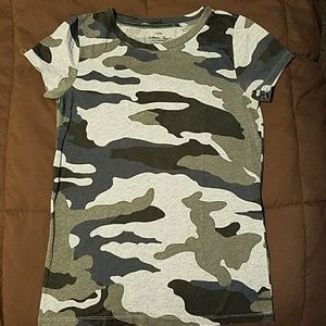 JCrew Factory Camo Collector Tee