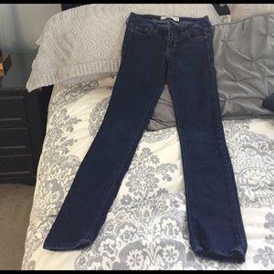 Dark skinny jeans