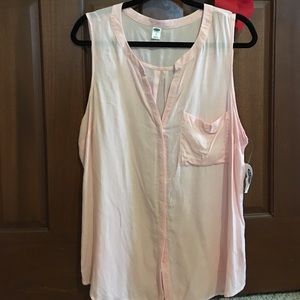 Old navy button up tank top
