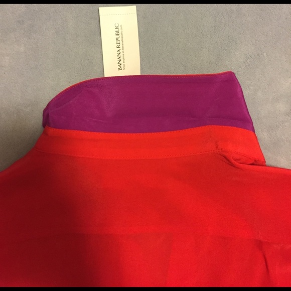 NWT Banana Republic Silk Top - Picture 7 of 7