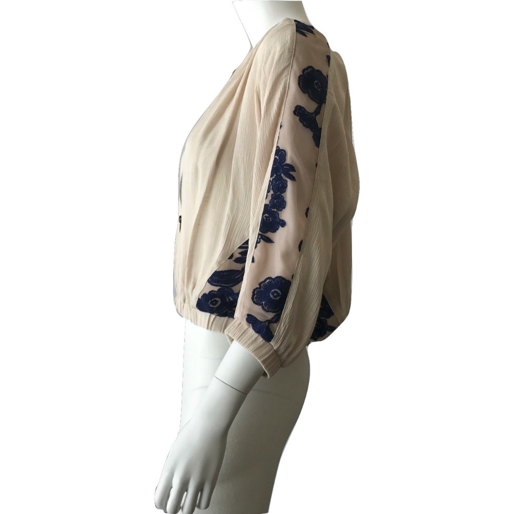 Lightweight Embroidered Bomber Jacket - Picture 2 of 7