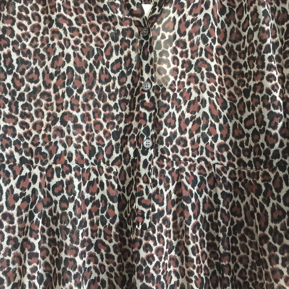 Two By Vince Camuto Leopard Print Shirtdress - Picture 5 of 8