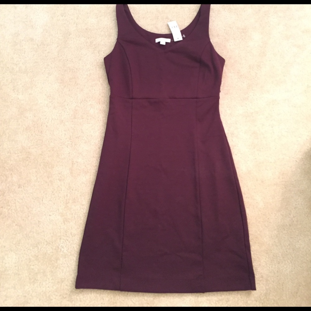Burgundy New York and company dress