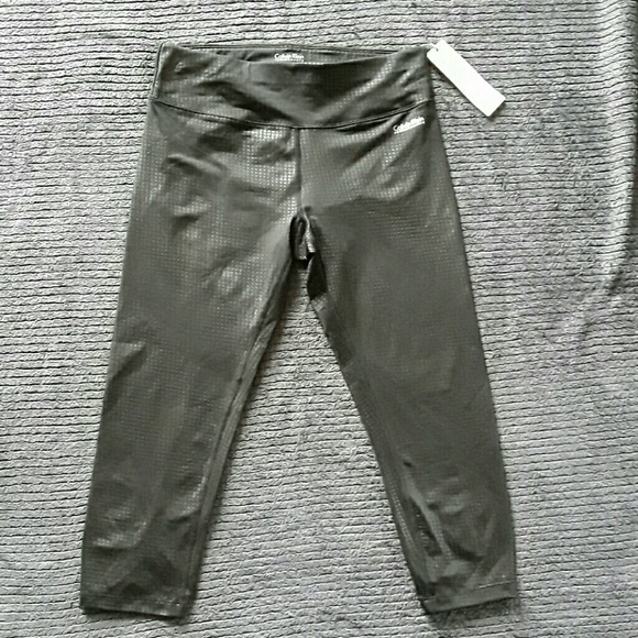 Calvin Klein Performance Crop Leggings, Sz S - NWT - Picture 2 of 8