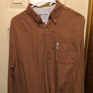 Columbia button-up long sleeve size large