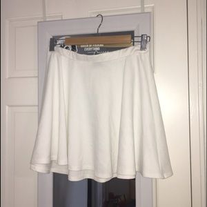 White Skater Skirt