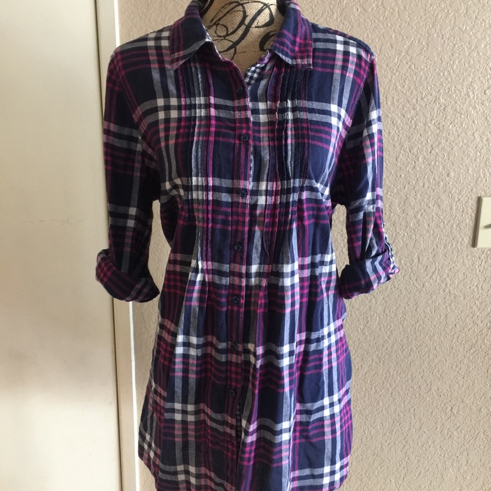 Plaid Tunic
