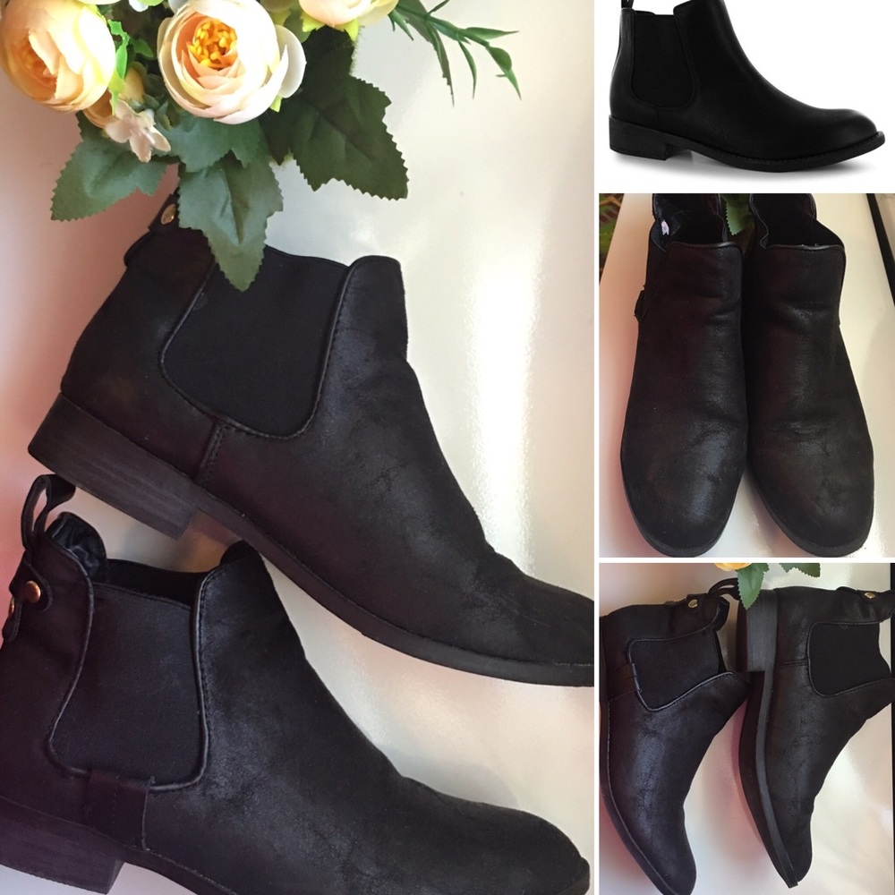 Mossimo Supply Co.- Size8 Black Chelsea Boots.