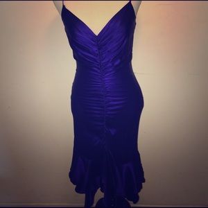 Betsey Johnson Purple Silk Dress