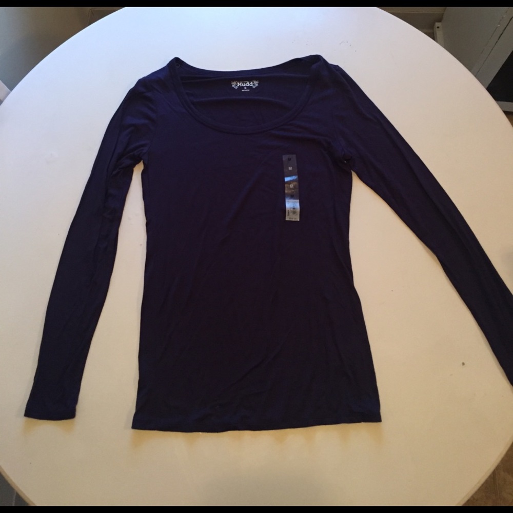 Navy Blue Long Sleeve Tee