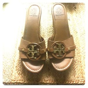Tory Burch!! Miller Platform Wedge Slide!