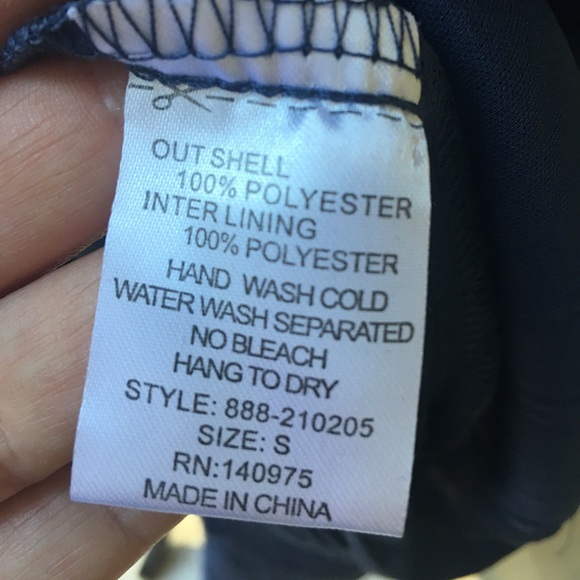 Navy blue Sexy strappy high low dress - Picture 6 of 7