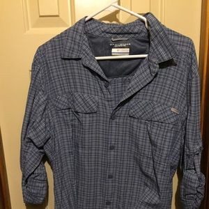 Columbia Omni-Shade fishing shirt size Large