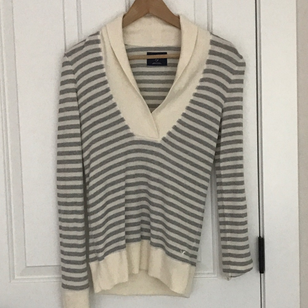 NWT waffle knit shawl collar shirt