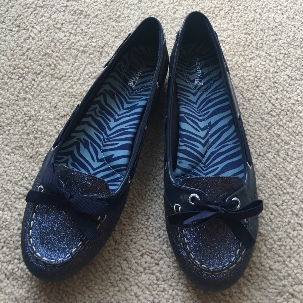 Sperry Topsider Glitter Flats