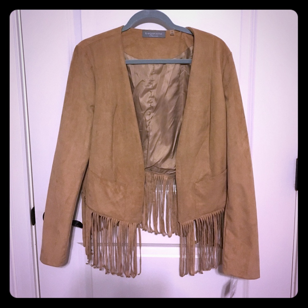 Bagatelle collection fringe jacket