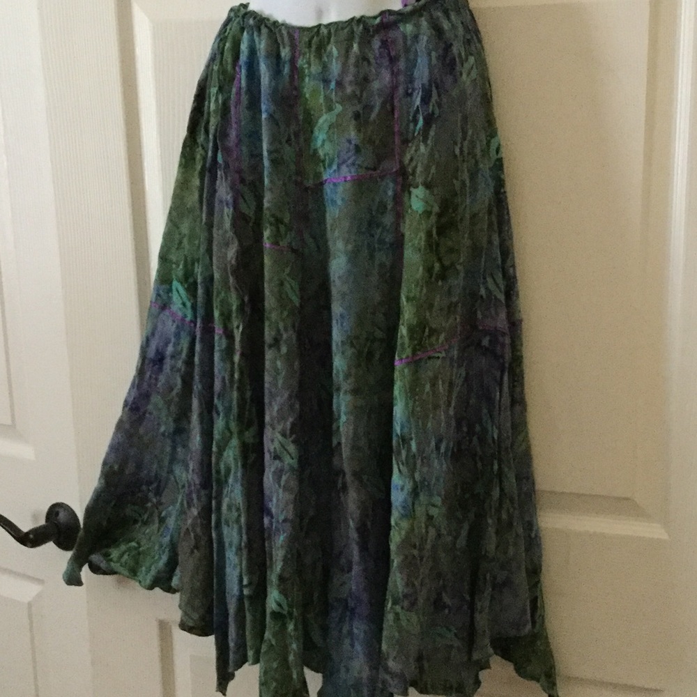 Beautiful multi colored summer skirt