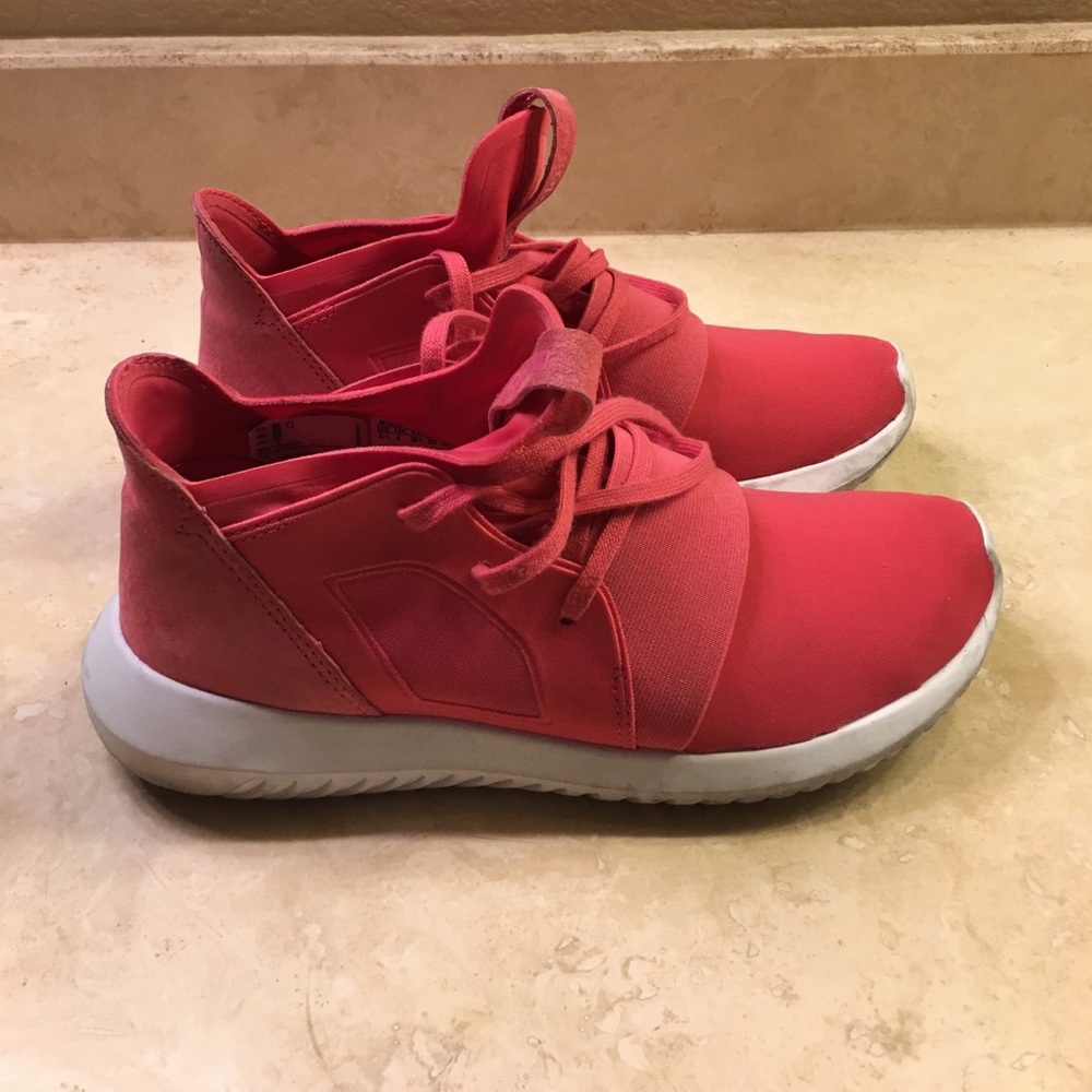 Adidas rose pink tubulars